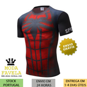 Camiseta Homem-Aranha manga curta